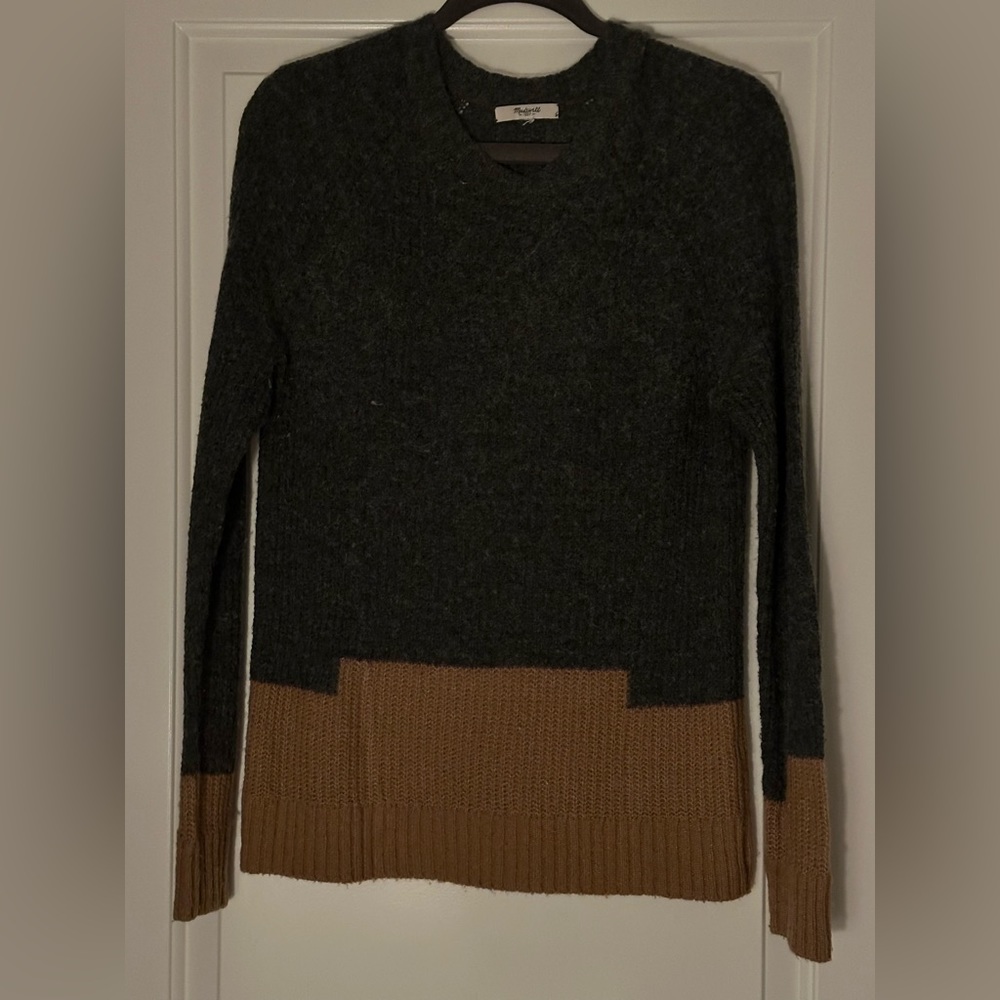 Madewell chunky crew neck sweater